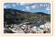 View over the roofs of Lipari